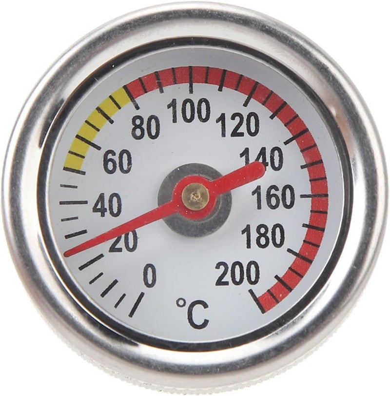 fosa Temperature Gauge for Motorcycles Engine, M20 X 1.5 Engine Oil Temperature Gauge, 0 to 200℃ engine temperature Gauge Metal Motorbike Oil Temp Gauge for Motorbike - Image 5
